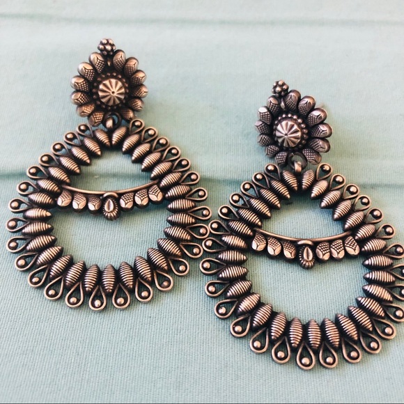 .925 Sterling Silver Boho Earrings - Picture 2 of 5